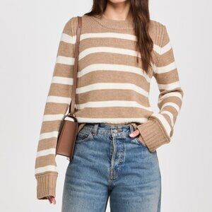 NWOT La Ligne Jack Sweater M Camel Cream
